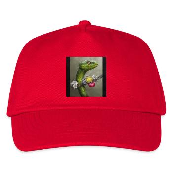 Snake and electricity - Kids’ Baseball Cap - red - Front