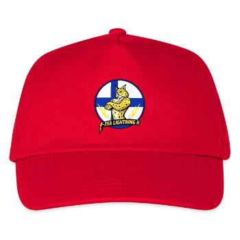 Lynx finlandais Ligthning2 - Casquette de baseball Enfant - rouge - Devant