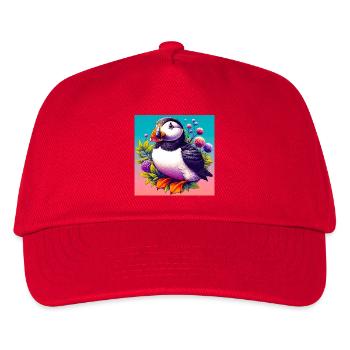 puffin - Kids’ Baseball Cap - red - Front