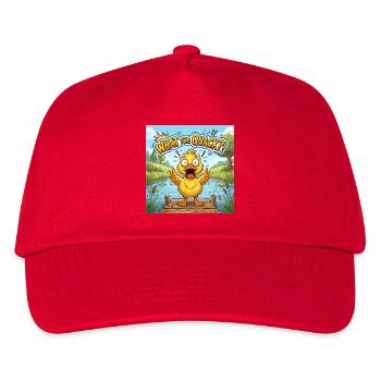 What the Quack!? - Kinder Basecap - Rot - Vorne