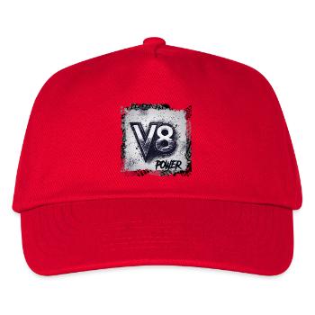 V8 power - Kids’ Baseball Cap - red - Front