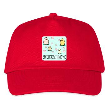 Kindergartenkind Küken Kleinkinder - Kinder Basecap - Rot - Vorne