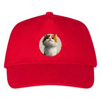 Chat mignon - Casquette de baseball Enfant - rouge - Devant