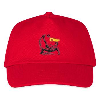 Football overhead kick Spain style - Kids’ Baseball Cap - red - Front