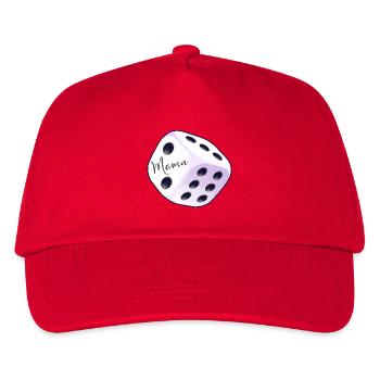 Dice Board Gamer Mom - Kids’ Baseball Cap - red - Front