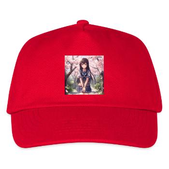 Cherry blossoms schoolgirl - Kids’ Baseball Cap - red - Front