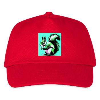 Eichhörnchen - Kinder Basecap - Rot - Vorne