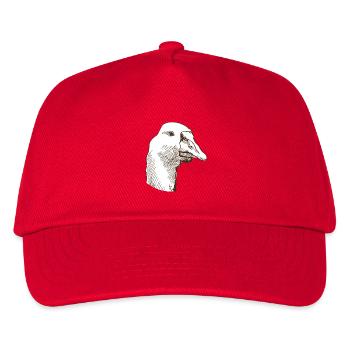 Gans - Kinder Basecap - Rot - Vorne