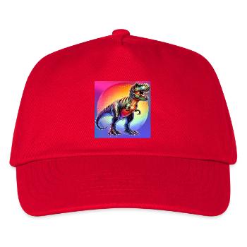 dinosaur - Kids’ Baseball Cap - red - Front