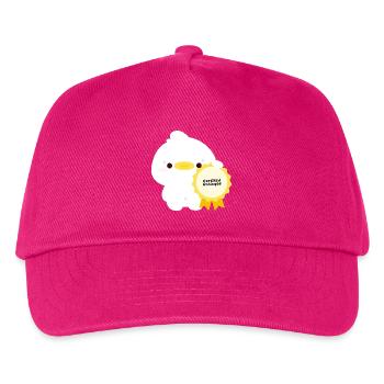 Zertifizierte unberechenbare Ente - Kinder Basecap - Fuchsia - Vorne
