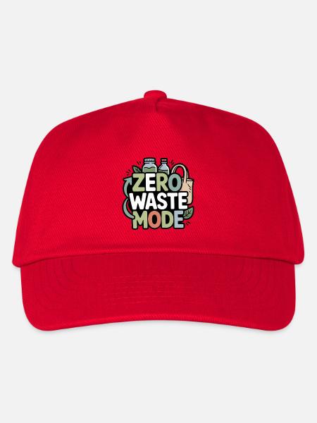 zero-waste-mode - Kinder Basecap - Rot