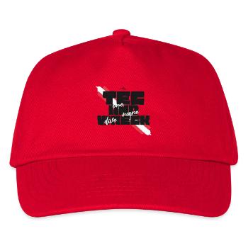 Tec & Wreck Scuba Diving Technical Diver - Kids’ Baseball Cap - red - Front