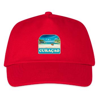 Curacao - Kinder Basecap - Rot - Vorne