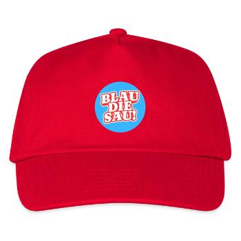 Blau Die Sau Logo - Kinder Basecap - Rot - Vorne