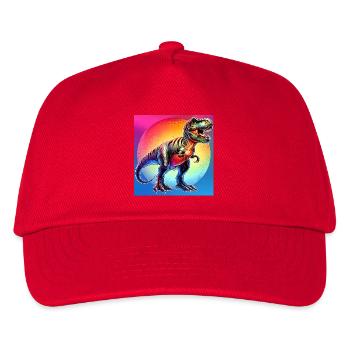 dinosaur - Kids’ Baseball Cap - red - Front