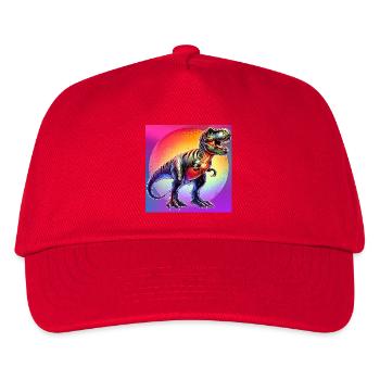 dinosaur - Kids’ Baseball Cap - red - Front