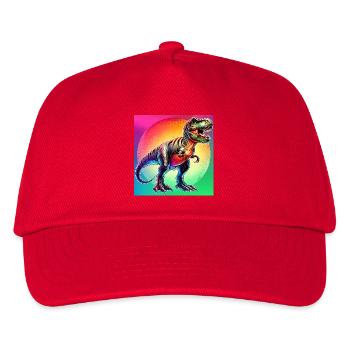 dinosaur - Kids’ Baseball Cap - red - Front