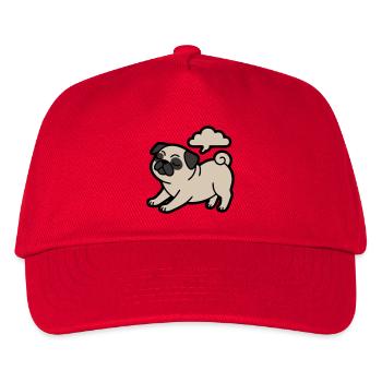 Pug dog qui pète, drôle - Casquette de baseball Enfant - rouge - Devant