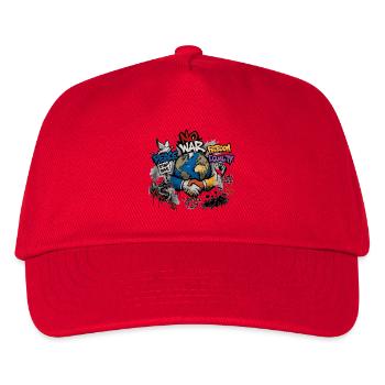 World Peace Graffiti: Connecting Hands - Kids’ Baseball Cap - red - Front