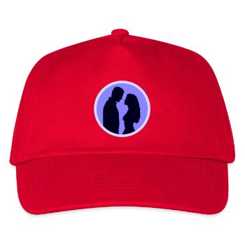Couple Silhouette Love Romance Valentine's Day Boyfriend - Kids’ Baseball Cap - red - Front