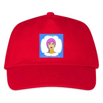 miss - Kids’ Baseball Cap - red - Front