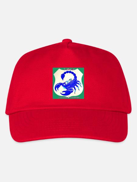 Skorpion - Kinder Basecap - Rot