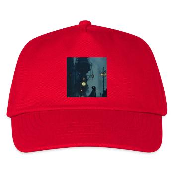 Steamboat romance in the fog - Kids’ Baseball Cap - red - Front