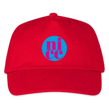 nice - Kids’ Baseball Cap - red - Front