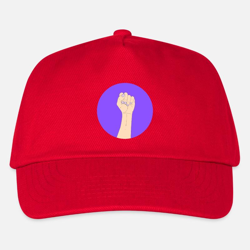 empowerment in Lila - Kinder Basecap - Rot