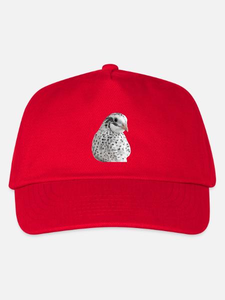 Schneewachtel Porträt - Kinder Basecap - Rot