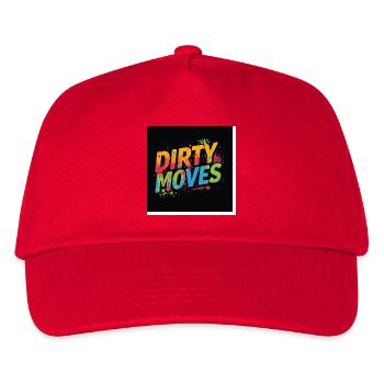 Dirty Moves - Kids’ Baseball Cap - red - Front
