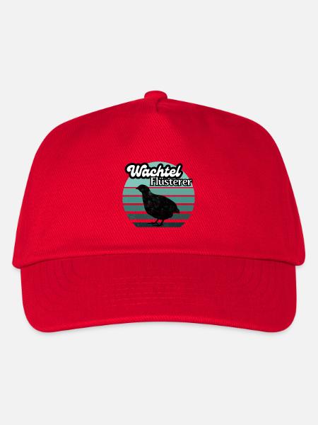 Wachtel Flüsterer - Kinder Basecap - Rot
