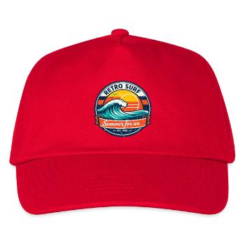 Summer for us - Kids’ Baseball Cap - red - Front