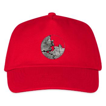 Sacred Fragment – Ancient Wabi Sabi Relic - Kids’ Baseball Cap - red - Front