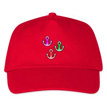 Sail - Kids’ Baseball Cap - red - Front