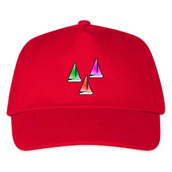 Sail - Kids’ Baseball Cap - red - Front