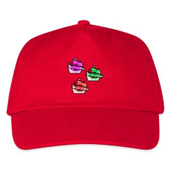 Sail - Kids’ Baseball Cap - red - Front