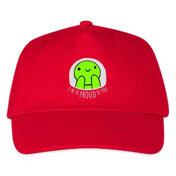 I'm So Proud Of You Heartily Encouraging Saying - Kids’ Baseball Cap - red - Front