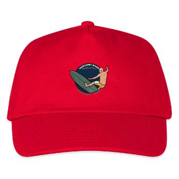 Vintage Margaret River Western Australia Brandung - Kinder Basecap - Rot - Vorne