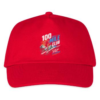 Trailrunning – 100-Meilen-Club - Kinder Basecap - Rot - Vorne