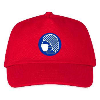 Haarnetz und Gesichtsmaske, Arzt, Krankenschwester - Kinder Basecap - Rot - Vorne