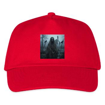 Baba Yaga The Dark Witch - Dark Fantasy - Kids’ Baseball Cap - red - Front