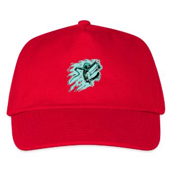 Skateur à capuche en mode comète - Casquette de baseball Enfant - rouge - Devant