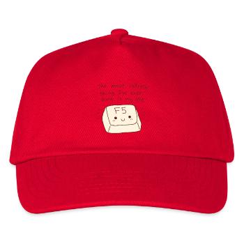 Most Refresh Thing F5 Key Tech Pun - Kids’ Baseball Cap - red - Front