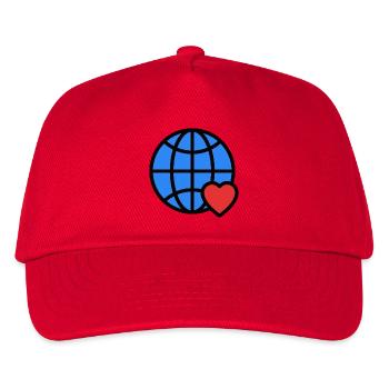 I Love This Planet - Kids’ Baseball Cap - red - Front