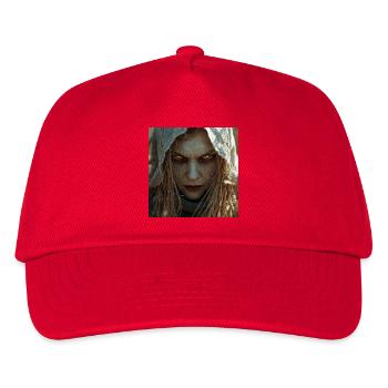 Południca – Slavic Demon of Fields and Grains - Kids’ Baseball Cap - red - Front