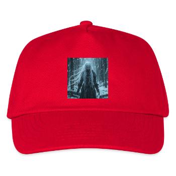Lady of Winter – Slawische Marzanna Dark Fantasy - Kinder Basecap - Rot - Vorne