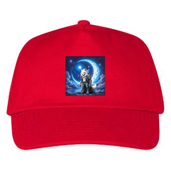 Chevalier Lunaire Loup - Casquette de baseball Enfant - rouge - Devant