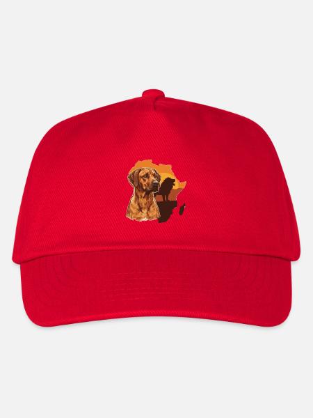 Rhodesian Ridgeback  - Kinder Basecap - Rot