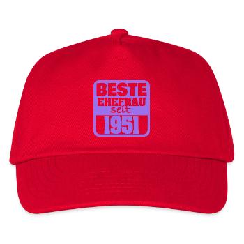 Verliebt 1951 - Kinder Basecap - Rot - Vorne